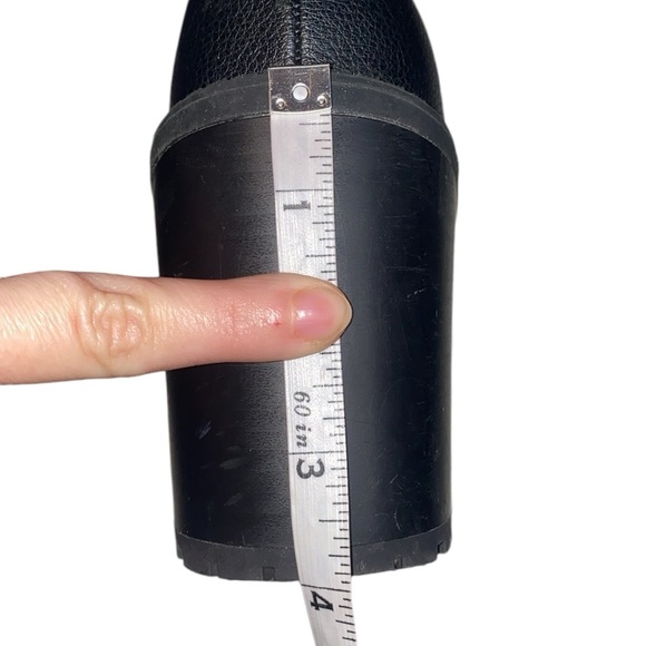 Forever 21 Black Faux Leather Ankle Boots, Size 10 - Picture 15 of 15